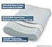 CR COMFORT & RELAX Sleep Memory Foam Pillow for Neck Pain, Gel-Infused Technology, Contour Standard, White