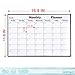 Magnetic Dry Erase Calendar for Refrigerator 16.9 by 11.8inches