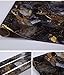 Yancorp Dark Blue Black Marble Removable Wallpaper Film Self-Adhesive Granite Kitchen Peel Stick Backsplash Tile Countertop Shelf Liner (11.8