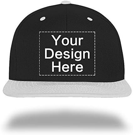 Custom Baseball Cap Snapback Hiphop Hats Design Your Text Name or Logo