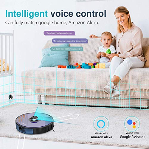 Robot Vacuum ONSON J30, 2700Pa Lidar Navigation Robotic Vacuum, NoGo