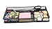 EasyPAG 3 Slot Drawer Organizer with Two Adjustable Dividers Storage for Office Desk Supplies and Accessories,Black