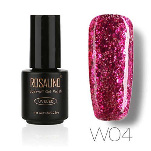 Oksale ROSALIND 7ML Gel Nail Polish Nail Art Nail Gel Polish UV LED Gel Polish Semi Permanent Varnish (W-04)