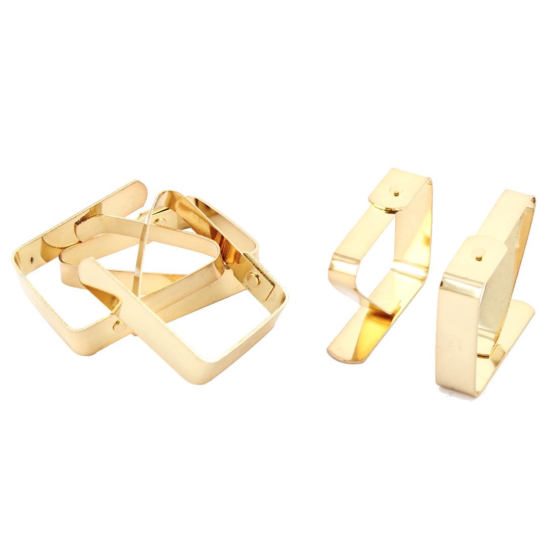 Sourcingmap Metal Home Pratry Outdoor Picnic Adjustable Table Cloth Clip Clamps Holder 5 PCS