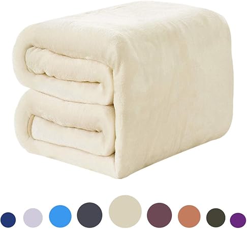 Amazon Com Dreamflylife Luxury Fleece Blanket 380gsm Winter Thick