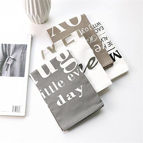 4pcs/lot Pure Cotton Letter Printed Square Thick Meal Pad Table Cloth Napkin 4040CM