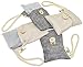 Activated Charcoal Air Purifying, Freshener, and Deodorizer Bags - 4 Pack of 100% Natural Coconut-Shell Carbon - Unscented Odor Absorbent, Eliminators, Neutralizer, Mold Removal for Wardrobe, Closet