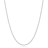 Andsion Italian Quality 14k Gold Plated Rope Chain for Men, 3mm 4mm Stainless Steel Necklace for Men, Sturdy & Non Tarnish Rope Chain Necklaces Mens Jewelry Gift 16 18 20 22 24 26 Inch