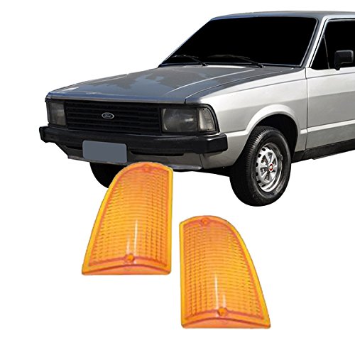 Lanterna Dianteira Pisca Ford Corcel II Belina II Del Rey Scala Pampa 1985 em Diante Ambar Lado Esquerdo