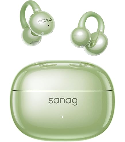 sanag S6S ワイヤレスイヤホン 4個セット Amazon.com: Sanag S6S Open Ear Free Clip-On Headphones, True