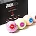 Schöne NAUGHTY Romantic Large Bath Bombs Gift Set - 8 - A Must for Any Romantic Bath, Flirt with Your Senses, Go to a Place of Passion and wild Desire, Softer Skin, Multilayered Color and Scent