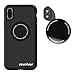 Ztylus Designer Revolver M Series Camera Kit: 6 in 1 Lens + iPhone X/XS Case, Smartphone Lens Kit Accessory- 2X Telephoto Lens, Macro/Super Macro Lens, Fisheye/Wide Angle Lens (Black Carbon Fiber)