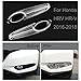 2pcs Car Chrome Front Fog Light Lamp Frame Cover Trim Emblems Compatible For Honda HRV HR-V 2016-2017-2018