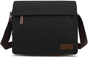 Sechunk Vintage Canvas Messenger Cross body bag Shoulder bag