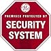 GE SmartHome Security Sign with Yard Stake and Window Decals, Home Protection Warning, Premises Protected by Security System, 45400