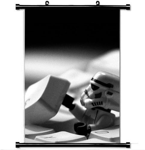 Storm Trooper Starwars Keyboard Film Hero Wall Scroll Poster,Home Decor 3D Poster Fabric Painting 24 X 36 Inch (60cm X 90 cm)