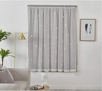 tela de la cortina gris