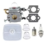 Hipa C1U-K78 Carburetor with Air Filter Fuel Repower Kit for Echo Blower PB200 PB201 ES210 ES211 Shredder