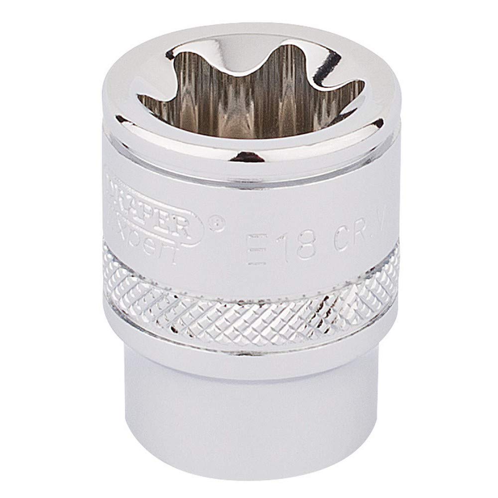 Draper 34207 TX-Star 3/8 Inch Square Drive E18 Socket