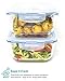Royal Glass Food Storage Containers - 10-Piece Set - BPA Free and Microwave Safe with Lids - Perfect for Meal Prep