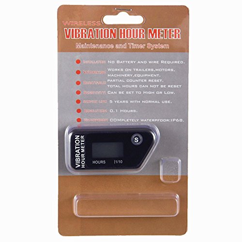 SEARON Vibration Hour Meter Wireless Resettable for All Vibrating