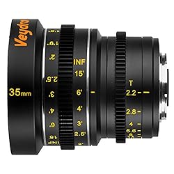 See Veydra V1-35T22M43I Mini Prime 35mm T2.2 Imperial Cinema Lens with Manual Focus, Black Details