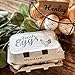 Eggs Not Included- Half Dozen Egg Cartons- 6 Full Size Can Split to 12 Half Size Cartons- Securely Holds 6 or 12 Extra Large Eggs