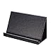 VPACK PU Leather Desk Cell Phone Holder Stand Mobile Phone Support, Assorted Color (Onyx Black)