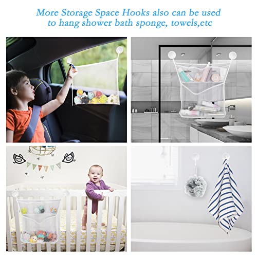 FYY 2 x Mesh Bath Toy Organizer, Bath Toy Storage for Baby Bath Toys