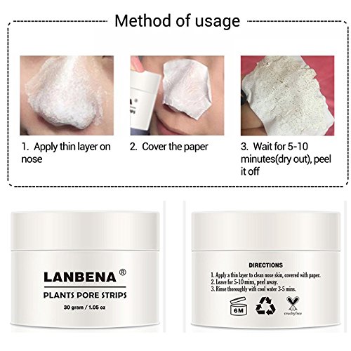 Nose Blackhead Mask-with 40pcs Parper Nose Pore Cleansing Strips Blackhead Peel Off Mask Pack - Thumbnail 6