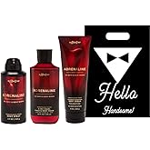 ADRENALINE - White Barn - Bath&BodyWork - Men's Collection - 3 Piece Bundle with Gift Bag HELLO HANDSOME
