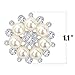 Wholesale 12 PCS Vintage Flatback Faux Pearl Flower Buttons Sew Embellishment Bulk 28MM