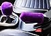 acdiac 3pcs Set Winter Warm Furry Steering Wheel Cover&Handbrake Cover&Gear Shift Cover Set Faux Wool Uinversal Plush Non-Slip Car Interior Accessories-14.96