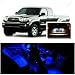 Ameritree Blue LED Lights Interior Package + White LED License Plate Kit for Toyota Tacoma 2007-2015 (5 Pieces)