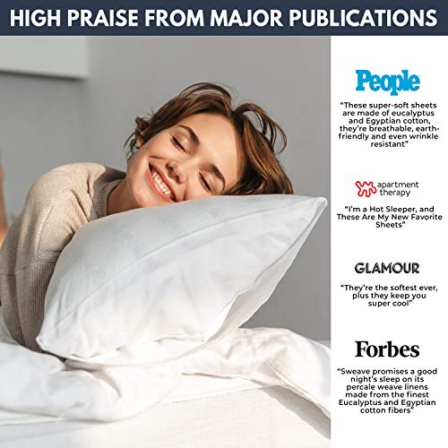 Sweave Eucalyptus Tencel Lyocell Sheets, Cooling, Moisture Wicking