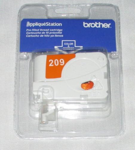 Brother Applique Station Pre-Filled Thread Cartridge 209 ORANGE