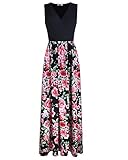 Styleword Women's Sleeveless Waist Pocket Maxi Long Dress