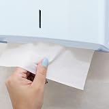Jofel Z-Fold Paper Towel Dispenser White ABS Locking Lid Holds 600 Z-Fold Towels view 3
