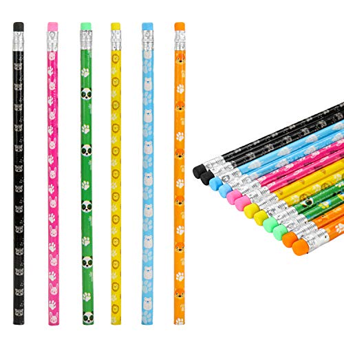 Totem World 120 Novelty Paw Pencils - Durable Wood and High-Quality Lead - Awesome Back-To-School Presents, Classroom Rewards, and Kids Party Favors - Won't Snap or Peel - Popular With Kids - Thumbnail 5