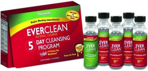 DETOXIFY EVERCLEAN HERBAL CLEANSE 5 DAY HONEY TEA FLAVOR 5X 4 FL OZ