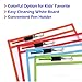 Alfabeto Pack of 30 Dry Erase Pockets - 10 Colors - Reusable Dry Erase Sleeves - Perfect for Classroom Organization - Teaching/School Supplies - Oversized 10 X 13 inches
