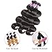 ZSF Hair Grade 7A Brazilian Virgin Hair Body Wave 3Bundles 100% Unprocessed Virgin Human Hair Weave Extensions Natural Color 14