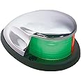 Perko 0227DP0CHR Horizontal-Mount Bi-Color Navigation Light , 3-1/4" L x 2-5/16" W x 5/8" H