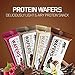 OPTIMUM NUTRITION Protein Wafers, Protein Bars, On The Go, Low carb, Low Sugar, Dessert Protein, Flavor: Chocolate, 9 Countthumb 3