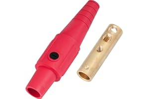 2/0-4/0 RED Female Conn 600V/400A 1P1W CAM-Style Plug