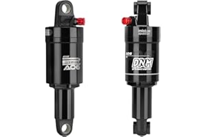 MEROCA DNM AO-6 Mountain Bike Air Rear Shock AL 6061 Shock Body Adjustable Air Pressure 100/125/150/165/190mm Bike Shock Absorber (165mm x 41mm (6.49" x1.61"))