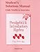 Student Solutions Manual for Prealgebra & Introductory Algebra