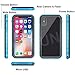 EFFUN Waterproof Case for iPhone X Waterproof Case for iPhone Xs Waterproof Case of 5.8 Inch, Case Waterproof for iPhone X/XS of IP68 Waterproof Dustproof Shockproof, Light Blue