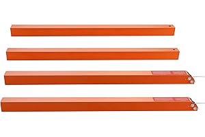 VEVOR Trail Tailgate Lift Assist, Max 180 lbs Load Capacity, Compatible with Open Utility Trailer Tailgate and Ramp, with 10 to 24 Inches Heights Side Rail and 4 to 6 Feet Height Tail Gate or Ramp