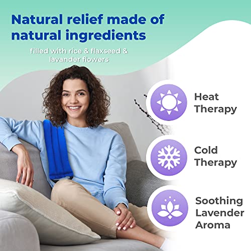 Microwavable Heating Pads for Lower Back, Neck, and Shoulder Pain
